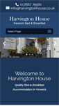 Mobile Screenshot of harvingtonhouse.co.uk